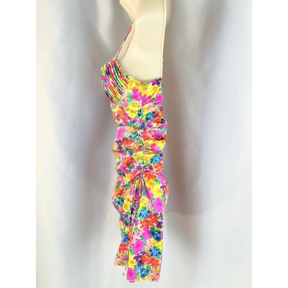 For Love & Lemons Merrill Vibrant Floral Mini Dress $225 - Picture 6 of 13